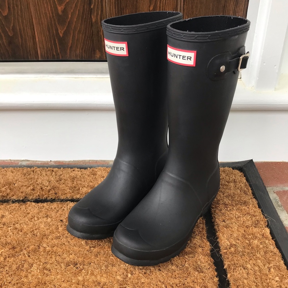 Hunter Boots Youth Black Matte
